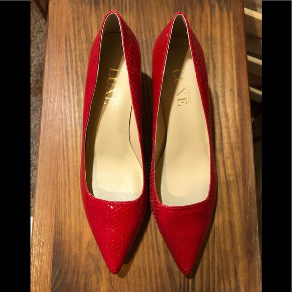 j Renee Shoes - 🎈FREE With $50 Purchase. J Renee Snakeskin Heels-Size 10
